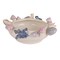 Hello Honey Stoneware Planter with 3D Snails, Mushrooms, and Frogs in Reactive Glaze